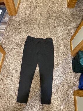 Betabrand Charcoal Slim Ponte Ankle Pants